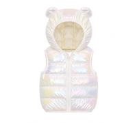 JiAmy Kinder Steppweste Mädchen Jungen für Größe 86-128 | Leichte ärmellose Jacke für 1-8 Jahre, ideal für Outdoor & Schule, pflegeleicht, vielseitig kombinierbar for active girls