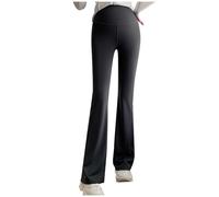 JIANGML Umstandshose Damen 2026 High Waist Bootcut Slim Fit Freizeithose Stretch Schwangerschaftshose Weites Bein Umstandsleggings Bequeme Umstandsmode Lockere Yoga Hose Elegant Schlaghose