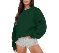 JIANROU Damen Sweatshirt Warme Pullover Herbst Winter Pulli,Blusen Pullover,Grobstrick Pullover,Italienische Designer Blusen,Sweatshirt Long Damen,Blusenjacken Damen,Crop Pullover