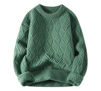 JIANROU Herren Pullover Winterpullover Warm Langarmshirt,Herren Rollkragenpullover Wolle Oversized Rollkragenpullover Flausch Pullover Herren Baumwollpullover Weihnachtspullover Weihnachts Pullunder