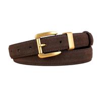 JIARY Premium Damen-Gürtel Echter Leder Aus Veloursleder Für Winter Kleid Pullover Mantel, Goldener Gürtelschließe