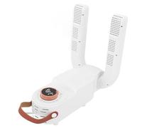 Jiawu Elektrischer Schuhtrockner, Zeitsteuerung, Konstante Temperatur, 360-Grad-Trocknung, Klappbares Gestell, Leistungsstarker Stiefeltrockner für Schuhe, (EU-Stecker 220 V)