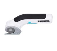 Jiawu Schnurlose Elektrische Schere, 320 U/min, Wiederaufladbar, Tragbare Nähschere für Stoff, Teppich, Leder, Papier, Automatisches Schärfen, Sicherheitsverriegelung