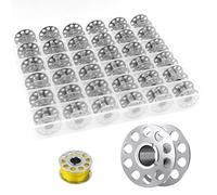 Jidyllic Nähmaschine Spulen,36 Pcs Metall Spulen Nähmaschinenspulen Spulen Nähmaschine mit Aufbewahrungsbox Kompatibel nähmaschinen zubehör für Die meisten Nähmaschinen
