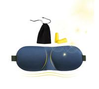 JIEBWCHA Augenmaske Für Den Schlaf - Weiche Verdunkelungs Nacht Augenmaske Mit Verstellbarem Band,Verdunkelnde Zum Schlafen,Für Zuhause, Flugzeug, Yoga, Nickerchen, Entspannung, Ruhe Und