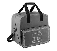 JIEBWCHA Tragetasche Für Nähmaschine 38x36x29cm Nähmaschinentasche, Aufbewahrungstasche Für Nähmaschine, Aufbewahrungstasche Kompatibel Mit Den Meisten Standard-Nähmaschinen Von Brother