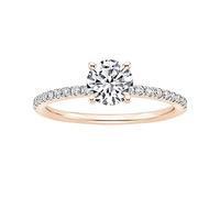 jieGorge Anime~Ringe für Männer Geschenk Fingerring Ringe Strass Hochzeit Legierung Schmuck Frauen Größe 511 Ringe Modekreativer, Leichter, Verstellbarer Persönlichkeitsring für Damen (Rose Gold, 6)