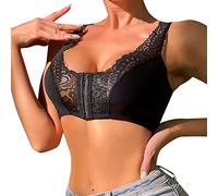 jieGorge BH TräGer Clip Mode Sexy Volle Spitze Höschen Transparente Frauen Slips Weibliche Low Cut Panty Atmungsaktive Bogen Unterwäsche Sieh An (Black, XXXL)