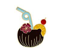 jieGorge Broschen Schmuck für Frauen Fruit Series Banana Oil Drop Brosche Strawberry Banana Cat Pin Universal-Abzeichen für Männer und Frauen Broschen Schmuck für Frauen (C, One Size)