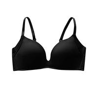 jieGorge Dirndl BH Push Up Unterwäsche für Damen, dünn, spurlos, glatter Rücken, sexy und bequem, Neuer Sommer-BH Klein Bustier Figurformende UnterwäSche Damen (Black, 38)