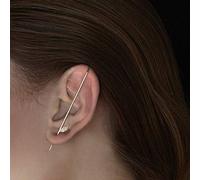 jieGorge Mode das Ohr um Typ Clip Ohrmuschel personalisierte Design Draht Ohrringe Ohrringe Ananas Ohrringe Für Mädchen (Gold, One Size)