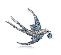 jieGorge Schal-Clips für Frauen Geschenk Mode Mode Brosche Damen Schmuck Stil Brosche Brosche Schal-Clips für Frauen (Blue, One Size)