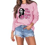 JIELAFIC No You Hang Up Sweatshirt für Frauen, No You Hang Up Halloween Ghost Sweatshirt für Frauen, Halloween-Sweatshirts, 4, X-Large