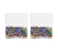 JIHUOO 200 Stück 22 mm große Kürbis-Sicherheitsnadeln, kleine Metallmaschenmarkierer, Nähnadeln, Kleidernadeln, Bastelnadeln, Schmuckherstellung, Nadeln mit Aufbewahrungsboxen