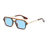 JIJIBA Kleiner Rahmen Quadratische Sonnenbrille Frau Mode Sonnenbrille Weibliche Vintage Hollow