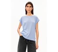 JILAANA T-SHIRT | TENCEL™ Lyocell Mix - blau (L)