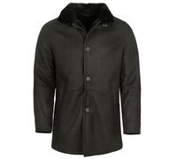 Jilani Collection - Herren Lammfellmantel Lederjacke Lammfell schwarz : 54