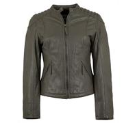 Jilani - Damen Echtleder Lederjacke Lammnappa Dark Grey Größe 38
