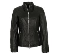 Jilani - Damen Echtleder Lederjacke Lammnappa schwarz