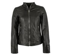 Jilani - Damen Echtleder Lederjacke Lammnappa schwarz Größe 40