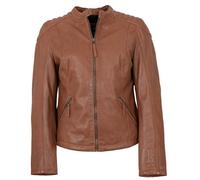 Jilani - Damen Lederjacke Lammnappa Cognac Größe 40