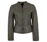 Jilani - Damen Lederjacke Lammnappa dark grey : 46