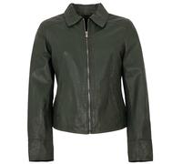 Jilani - Damen Lederjacke Lammnappa grün : 44