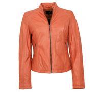 Jilani - Damen Lederjacke Lammnappa hellorange : 38