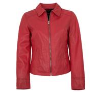 Jilani - Damen Lederjacke Lammnappa hellrot : 42