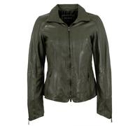 Jilani - Damen Lederjacke Lammnappa olive : 36