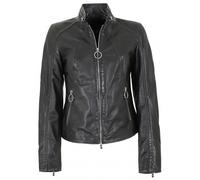 Jilani - Damen Lederjacke Lammnappa schwarz : 36