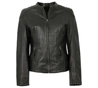 Jilani - Damen Lederjacke Lammnappa schwarz : 36