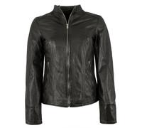 Jilani - Damen Lederjacke Lammnappa schwarz : 38