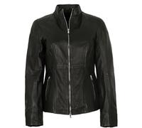 Jilani - Damen Lederjacke Lammnappa schwarz : 40