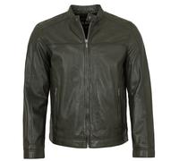 Jilani - Herren Lederjacke Lammnappa khaki : 58