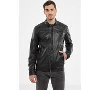 Jilani - Herren Lederjacke Lammnappa schwarz : 62
