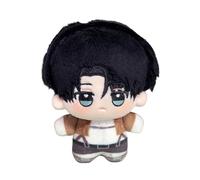 Jilijia Anime Plüschkissen Levi/Zoe Hans/Eren Jaeger Figur Schlüsselanhänger weich gefüllte Mini-Anhänger für Taschendekoration, Sammlerstück, Geschenke für Fans, 10 cm