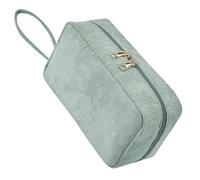 Jiliyote Kulturbeutel Damen Cord Kulturtasche Reise Kosmetiktasche Damen aus Kord Make-up Tasche Waschtasche Cord Cosmetic Bag für Mädchen Travel