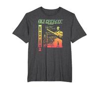 Jimi Hendrix Bringt das Dach Herunter T-Shirt, Herren Große Größen, Anthrazit Meliert, 4X Tall