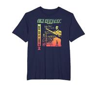 Jimi Hendrix Bringt das Dach Herunter T-Shirt, Herren Große Größen, Marineblau, 3X Tall
