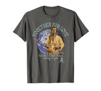 Jimi Hendrix Earth Blues Vintage Band T-Shirt, Herren, Anthrazit, 3XL