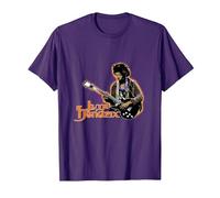 Jimi Hendrix Herbstglühen T-Shirt, Herren, Violett, M