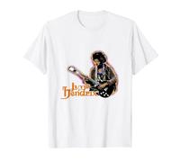 Jimi Hendrix Herbstglühen T-Shirt, Herren, Weiß, XL