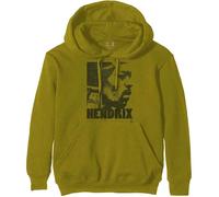 Jimi Hendrix Let Me Live Green XL Hoodie