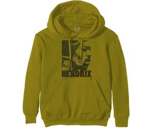 Jimi Hendrix Let Me Live Green XL Hoodie