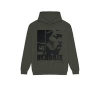 Jimi Hendrix - Let Me Live Khaki - Hoodie - Grün - M - 80% Baumwolle, 20% Polyester,Schweiß Grün M