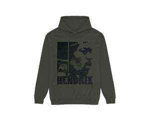 Jimi Hendrix - Let Me Live Khaki - Hoodie - Grün - S - 80% Baumwolle, 20% Polyester,Schweiß Grün S