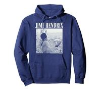 Jimi Hendrix Live at Woodstock Pullover Hoodie, Unisex für Erwachsene, Marineblau, L