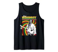 Jimi Hendrix Reggae Swirl On Stage Vintage Band Tank Top