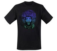 Jimi Hendrix - T-Shirt Afro Speech (in L)